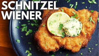 How to make a real Wiener Schnitzel  Veal Schnitzel Recipe [upl. by Ellenwahs]