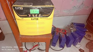 EAPRO 3kva 24v 100a mppt Solar inverter Run with LFP battery [upl. by Vano767]