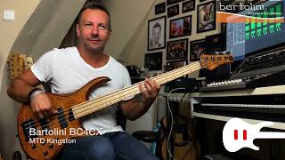 Bartolini BC4CX pickup  MTD Kingston bass [upl. by Coppinger]