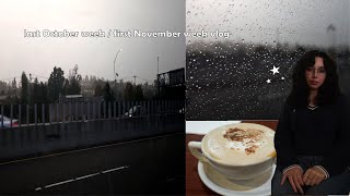 last October Week introvert diary cozy Fall vlog student homebody outings Fall outfits [upl. by Nnairahs]