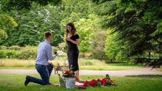 London Proposal Video  Hyde Park Rose Garden  Andreea amp Alex  Adams Photography amp Videos [upl. by Morehouse224]