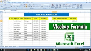 How To Use VLOOKUP Formula in Microsoft Excel  VLOOKUP in Excel  Excel VLOOKUP [upl. by Ursi]