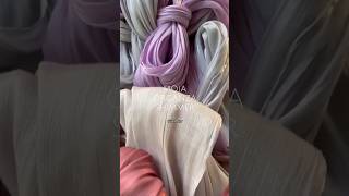 Moja Brand orangaza shimmer shawl abaya hijab brandedhijab organzahijab hijab muslimah [upl. by Yruam146]