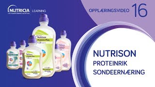 Nutrison  proteinrik sondeernæring til voksne [upl. by Terrijo]