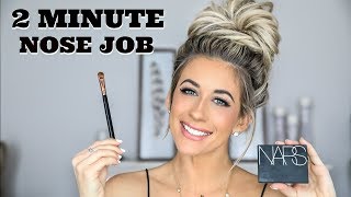 2 MINUTE NOSE JOBNOSE CONTOUR TUTORIAL  LAURA BEVERLIN [upl. by Ahsenev3]