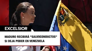 Maduro recibirá salvoconductos si deja poder en Venezuela [upl. by Adriena]