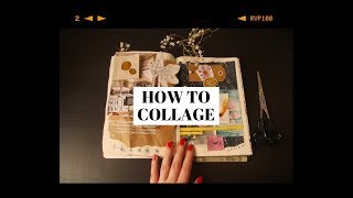 how to collage 🌙 tips  tricks [upl. by Ttocserp105]