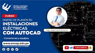 CURSO CURSO DISEÑO DE PLANOS EN INSTALACIONES ELÉCTRICAS CON AUTOCAD  CONEXIONES Y EQUIPOS [upl. by Honorine299]