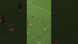 The AllBlacks can strike from anywhere on the field 💥 rugby worldrugby sports worldcup footy [upl. by Yoko]