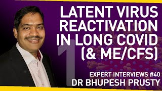 Reactivated Latent Viruses in Long Covid and MECFS  With Dr Bhupesh Prusty [upl. by Iorio]