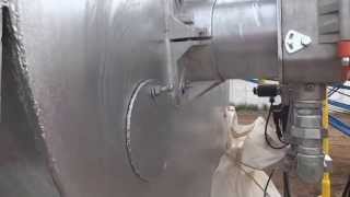 MG 1012TH three cylinder rotary sand dryer working video installed in Kazakhstan [upl. by Yenffad160]