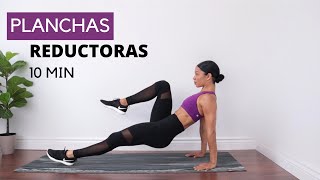 PLANCHAS ABDOMINALES  Ejercicios para eliminar la flacidez abdominal  Abdominales en casa [upl. by Mechling411]