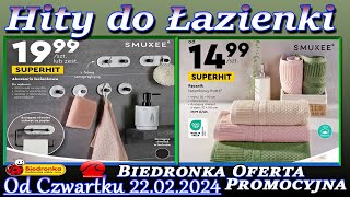 𝐁𝐈𝐄𝐃𝐑𝐎𝐍𝐊𝐀 🐞 Nowa Oferta Promocyjna Od Czwartku 22022024  Hity Do Łazienki [upl. by Cathrin]