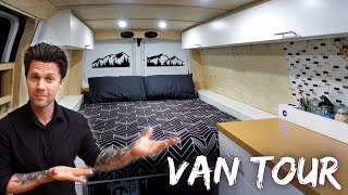 Stealth Van Tour  The Ultimate Cargo Van Conversion for Urban Living [upl. by Ruthanne]