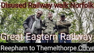 GER disused railway walk Norfolk Reepham to Themelthorpe Curve [upl. by Babara]