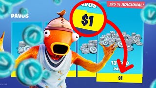 Compra PAVOS mucho MAS BARATOS en FORTNITE temporada OG 🤑 [upl. by Podvin923]