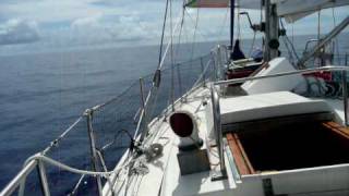 wwwyachtblueheroncom Ocean Sailing  Light Airs  Gitana 43 [upl. by Kenison510]