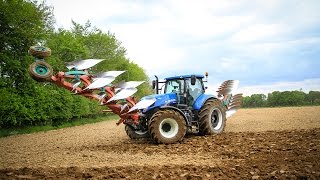 NEW HOLLAND T7270 I 8 plowhshare I PLOWING [upl. by Aicxela590]