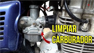 Como Limpiar un Carburador de Motocicleta Fácil [upl. by Stronski]