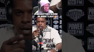 FINESSE2TYMES FREESTYLES OVER BIGGIE SMALLS freestyle laleakers biggie [upl. by Alica]