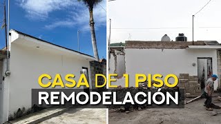 REMODELACIÓN de CASA de 1 NIVEL  EN OBRA [upl. by Strohbehn]