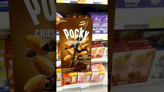 Glico Pocky Sticks Crushed Nuts with Almond Dark Chocolate shorts chocolate pockysticks food [upl. by Cindee770]