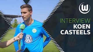 Zurück im Training Interview mit Koen Casteels  VfL Wolfsburg [upl. by Reinold635]