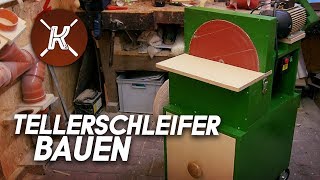 XXL Tellerschleifer Selber Bauen  Mit Kreissägen  Motor [upl. by Artemed871]