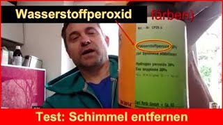 Test Schimmel entfernen mit Wasserstoff Peroxid [upl. by Amalee]