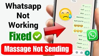 WhatsApp not working today  Whatsapp message not sending and receiving problem 2024  WhatsApp down [upl. by Gone774]