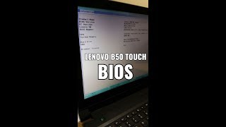 Enter  Access BIOS on Lenovo B50 Touch [upl. by Maffa]