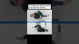 Fix Knee Pain and Back Pain with this Stretch [upl. by Assilac]