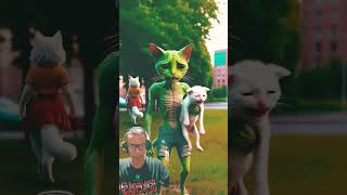 The poor skinny green cat cat talkingtom funny cartoon ai cute story catlover kitty [upl. by Joao]