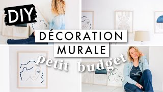 DIY DECORATION MURALE PETIT BUDGET [upl. by Lankton]