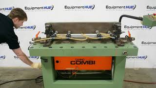 Gannomat Combi 110 23 Spindle 32mm Horizontal Vertical Construction Line Boring Machine [upl. by Thevenot]