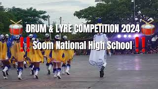 🥁 DRUM amp LYRE COMPETITION 2024🥁 ‼️Soom National High School‼️ [upl. by Einotna808]