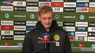 Julian Brandt besorgt über Verletzung von Mats Hummels [upl. by Asilehc]