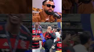 bomba gabigol fala que gerson é compositor de pagode confira o vídeo shorts [upl. by Inirt]