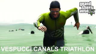 GTA5 PS5  VESPUCCI CANALS TRIATHLON  Game Walkthrough  4K60FPS  No Commentary [upl. by Anihsak362]