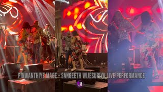 Pinwanthiye Mage  Sangeeth Wijesuriya Live performance  Wayo Live  4K Video [upl. by Kramer402]