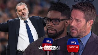 Redknapp Micah and Sturridge react to Ange Postecoglous angry postmatch comments 👀 [upl. by Scarito716]