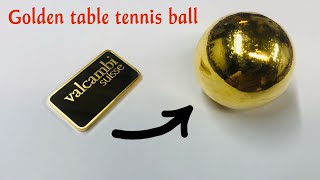 Golden Table tennis ball how its made [upl. by Cynar]