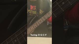 Miss Murder by AFI bass cover [upl. by Mitchiner]