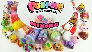 Poopsie Slime Surprise MIXING ENTIRE COLLECTION  Unicorn Slime [upl. by Matti572]