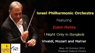 Israel Philharmonic Orchestra featuring Zubin Mehta [upl. by Missi]