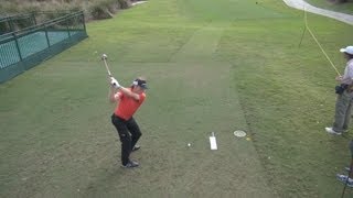 GOLF SWING 2013  BERNHARD LANGER DRIVER  ELEVATED DTL amp SLOW MOTION  HQ 1080p HD [upl. by Barclay608]