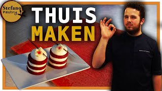 Dit is het beste Red Velvet Cake recept met roomkaas vulling  HOWTO  StefanoPastry [upl. by Klug964]