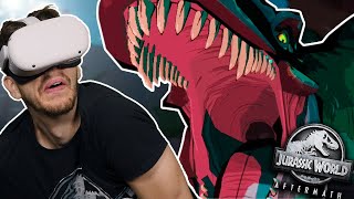 THE TREX IS FINALLY HERE  Jurassic World Aftermath VR Oculus Quest 2 DLC  Ep3 [upl. by Karl581]