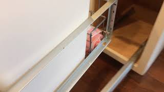 How to remove your trash pullout drawer [upl. by Ellecrag]