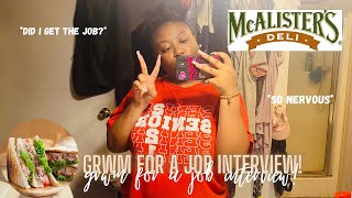 GRWM For A Job Interview McAlister’s Deli Edition Did I Get The Job [upl. by Otrebire]